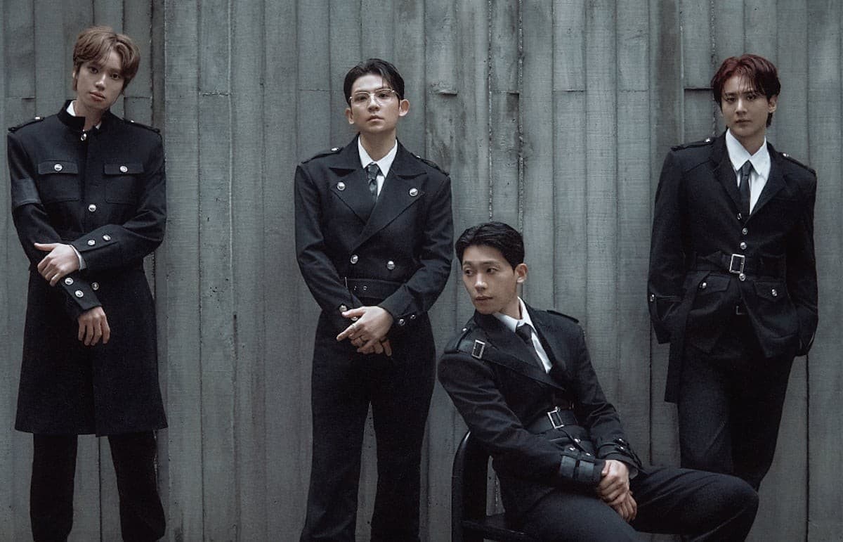 TEEN TOP新碟《DON'T STOP》造型照曝光 軍裝風格展現四成員魅力