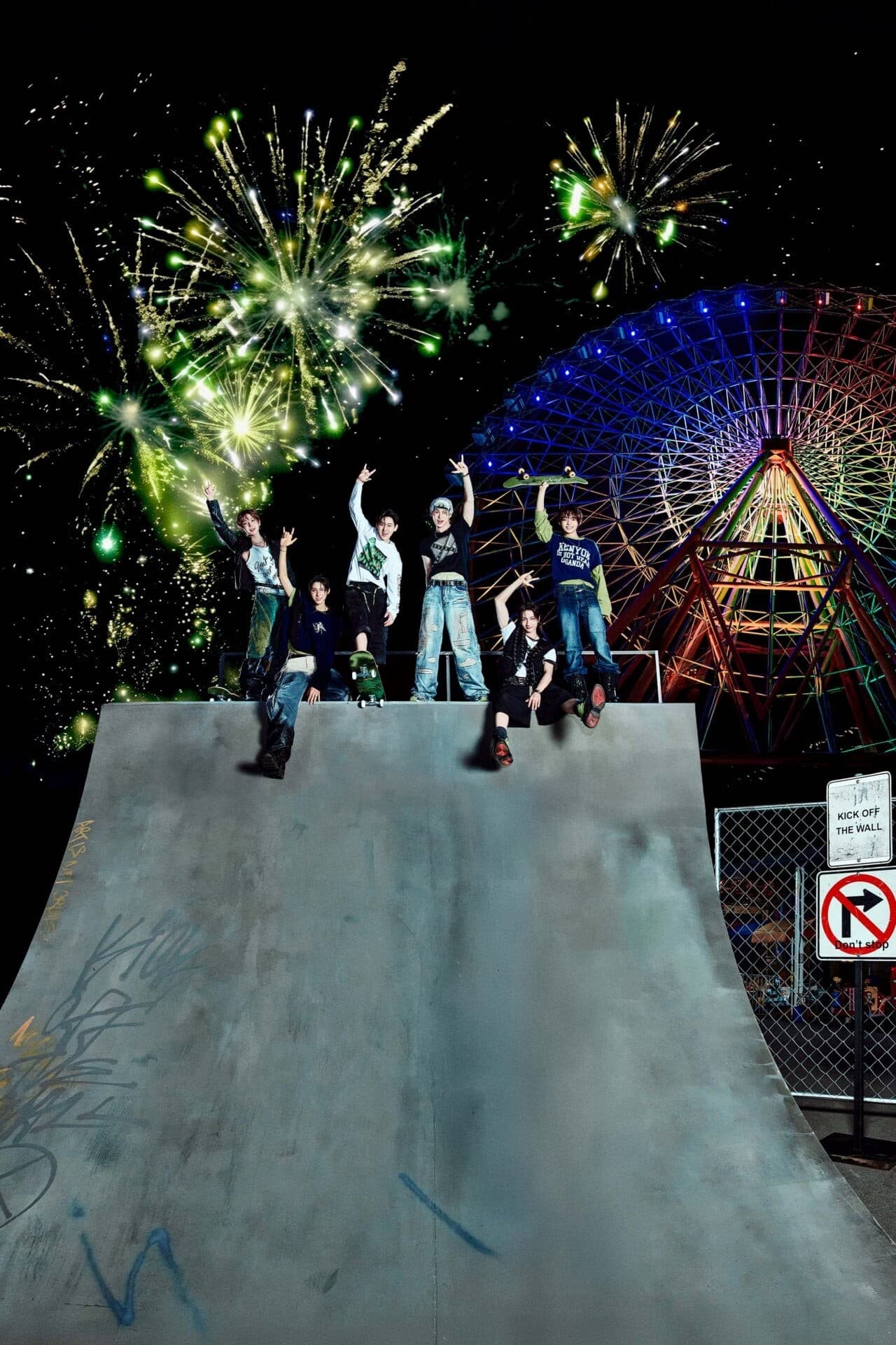 KickFlip《KICK OFF THE WALL Pt. 1》首週銷量52萬張 Hanteo週榜稱冠