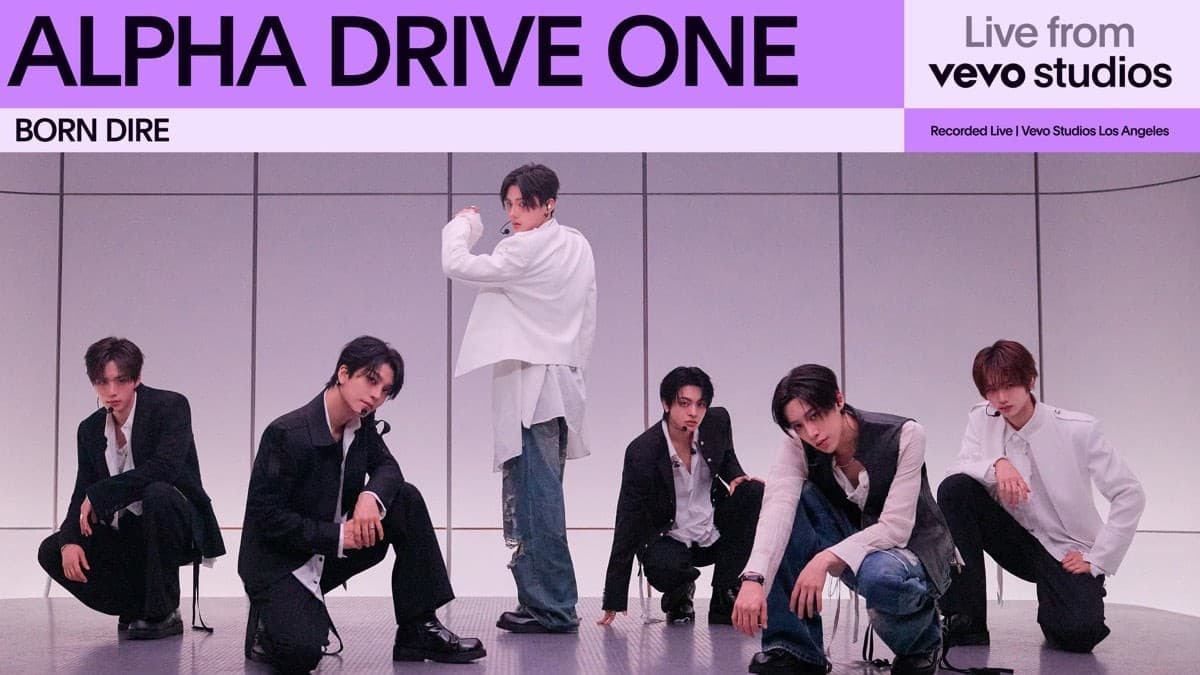 ALPHA DRIVE ONE 登 Vevo Studios 演繹《BORN DIRE》 暗黑強勢舞臺曝光